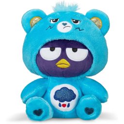 Care Bears Badtz-Maru Muñeco Peluche Vestido de Oso Gruñón de 23 cm Azul, Suave y Abrazable