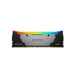 MEMORIA RAM KINGSTON DIMM DDR4 32GB 3200MT/S FURY RENEGADE BLACK XMP RGB CL16 288PIN 1.35V C/DISIPADOR DE CALOR P/PC/GAMER/ALTO RENDIMIENTO KF432C16RB2A/32