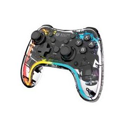 GAMEPAD BALAM RUSH KONTROL GLOW SWG600 / CONTROL GAME PAD INALAMBRICO RECARGABLE / BT 5.0 / RGB / VIBRACION DUAL / AXIS GYRO / 8HR DE JUEGO / N SWITCH +LITE + OLED - ANDROID - IOS - PC / BR-940467