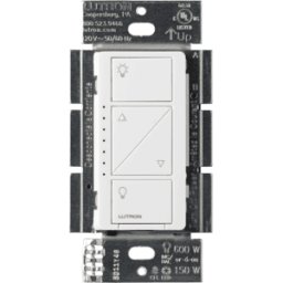 Interruptor Inteligente Lutron PD6WCLWH - Atenuador de Pared · Compatible Smart Home No Requiere Cable Neutro · 150W LED, 600W Incandescentes/Halógenas
