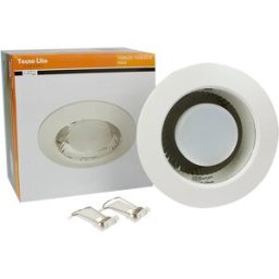Lámpara Empotrable Tecnolite YDMLED-1508/65/BL - Downlight Integral · 9W 6500K (Luz de Día) · LED Incluido, Base E27, Diámetro 8 cm