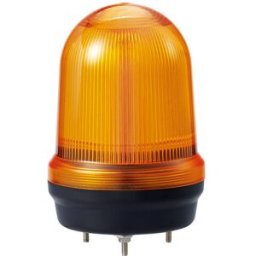 Luz Advertencia Qlight MFL125-012024-A - LED Fijo e Intermitente, Estroboscópico y Simulación Rotatorio · Ámbar 12-24 VCD · Uso Industrial