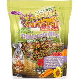 Alimento Natural Chinchilla Tropical Carnival F.M. Brown Dieta Diaria Enriquecida con Vitaminas 1.3Kg