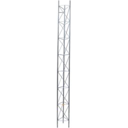 SYSCOM Tramo de Torre Arriostrada STZ-30 de 3M X 30cm Galvanizado por Electrólisis para Zonas Secas  de torre, para oficina