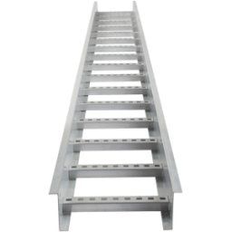 Escalera de Aluminio Portacables Charofil CH-E89PX6AK Perfil Z Peralte 3 1/4" Paso 9" Ancho 6" 3.66 m Capacidad 137 Cables