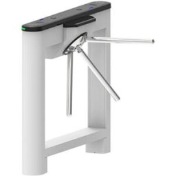 Torniquete Trípode Tipo Puente ZKTeco SATURN T1000 - Bidireccional · Caída de Brazo sin Energía · 25 Ingresos por Minuto · Compatible con Controles ZKTeco · Acero con Iluminación LED