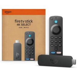 Amazon Fire TV Stick 4k Select - Modelo B0C6W3D4RM · Streaming 4k Ultra HD · Búsqueda AI · Última Generación