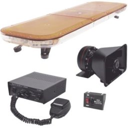 Kit Básico de Equipamiento Epcom X67AKIT - Barra de Luces LED X67A · Sirena X100A · Bocina XYD100 Seguridad Privada, Minería e Industria