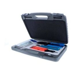 Kit de Herramientas Nexxt AW251NXT05 - 5 Piezas - Desforrador de Cables de Red - Tenaza Modular con Trinquete y Prensa - Herramienta de Impacto - Cortador de Cable - Probador de Cables de Red