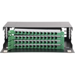 Distribuidor de Fibra Óptica LinkedPRO LP-ODF-8048 - 19" - 3U - Bandeja Deslizable - Acepta 48 Adaptadores