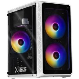 Computadora de Escritorio Xtreme PC Gaming XTPCI532GBHD730DW - Intel Core i5-12400 · Integrada 32 GB RAM DDR4 · 1 TB SSD Windows 11 · Torre Blanca WiFi