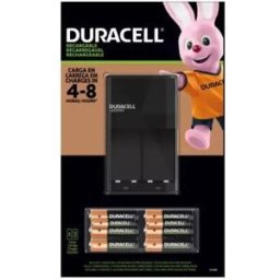 Cargador Duracell DAK24CAAA8 - AA/AAA · Carga Inteligente Tecnología NiMH · 10 Slots con Indicador LED y Desconexión Automática