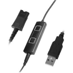 Adaptador Addasound DN3011 - QD a USB para Softphones y Comunicaciones Unificadas · Conector Quick Disconnect · Compatible USB estándar · Solución Profesional de Conectividad