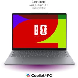Lenovo Yoga Slim 7i Gen 11 Aura Edition (14" Intel) ¡Personalizable! Procesador Intel® Core™ Ultra 5 325 (núcleos LPE de hasta 3,40 GHz núcleos P de hasta 4,50 GHz)/Windows 11 Home idioma único 64/512 GB SSD M.2 2242 PCIe Gen4 QLC