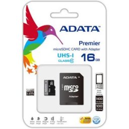 Memoria MicroSDHC ADATA - 16GB - Clase 10 - UHS-I - C/Adaptador