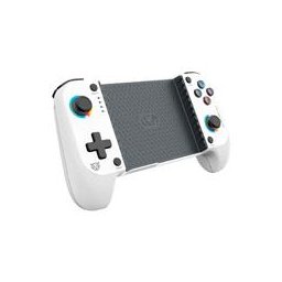 GAMEPAD GAMER BALAM RUSH KONTROL MOVE G626 / GAME PAD CONTROL / INALAMBRICO -BT 5.0 / P- CELULAR / ANDROID - IOS / RGB / RECARGABLE / TURBO - VIBRACION DUAL / JOYSTICK ANTI DRIFT / BLANCO / BR-940481