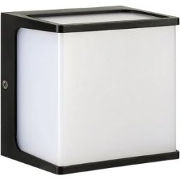 Luminaria ARTLITE ADE-041 - Luminaria LED Pared Cubo de Luz · 8W 3000K (Blanco Cálido) · Exterior IP65, 570 Lúmenes, Aluminio y Policarbonato
