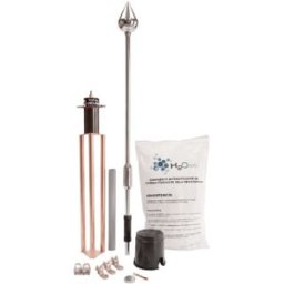 Kit Pararrayo Total Ground KIT-MASTER-PE15-INOX - Punta de Acero Inoxidable · Avance de Cebado 60 m Accesorios de Instalación en Torre