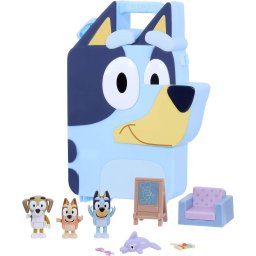 Bluey Deluxe Estuche Coleccionista Deluxe Play & Go de Bluey!