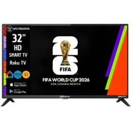 Televisor Westinghouse WR32HE2520 - 32" HD Smart TV · Sistema Roku Integrado · Conectividad WiFi · Diseño Compacto y Funcional