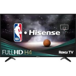 Smart TV Hisense 43H4030F4 - 43" Full HD 1080p · Pantalla IPS LED · Wi-Fi Integrado · Roku TV · HDMI