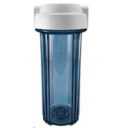 Portafiltro Claro(transparente) 23/4"Øx10" conexión 1/4" para sistema de osmosis inversa