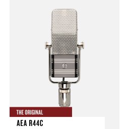 R44C El micrófono insignia de AEA, réplica del RCA 44