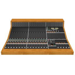 Consola de Audio Looptrotter serie 500 con 16 canales con 2 bahias por canal para estudio de grabación profesional