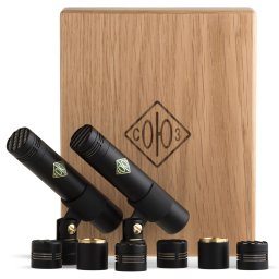 Soyuz 013 FET Micrófono de condensador multipatrón de diafragma pequeño (par estéreo - negro)