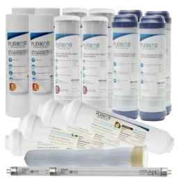 Kit de Mantenimiento 24 Meses PURIKOR para Purificador Ultrafiltración Mod. PKUF-6UV