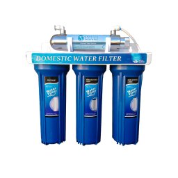 Sistema Básico de Purificación 4 Etapas UV doméstico Punto de consumo