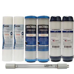 Kit de Mantenimiento 12 Meses para Purificación Básica 4 Etapas con UV