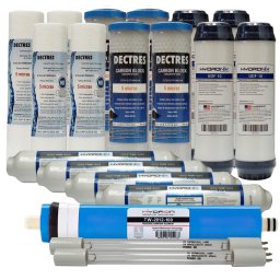 Kit de Mantenimiento 24 meses para osmosis 6 etapas 100 GPD con UV