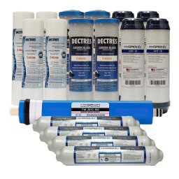 Kit de Mantenimiento 24 meses para osmosis 5 etapas 100 GPD