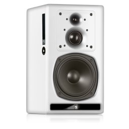 PSI Audio A23-M Blanco - Monitor de Sonido Ultra Preciso para Estudio con 3 vías hecho en Suiza