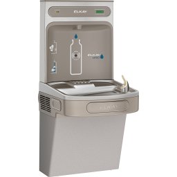 Estación de llenado de botellas Elkay EZH2O con enfriador ADA, filtrado de 8 GPH gris claro