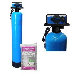 FILTRO 2 ft3 13"x54" Carbón Activado Cascara de Coco N-31 Filtra Forte Válvula Automática Control por Tiempo