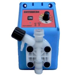 Dosiﬁcador Enterkim, FCPV-060037, PVDF/Teﬂon, 30-60 psi, 50-37 GPD, 115 VAC