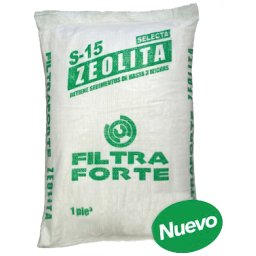 ZEOLITA Natural Filtra Forte S-15 Selecta Sin finos 22 kg 1 ft3