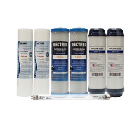 Kit de Mantenimiento 12 Meses para Purificación Básica 4 Etapas con UV Bulbo 2 pines