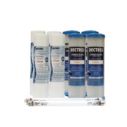 Kit de Mantenimiento 24 Meses para Purificación Básica 3 Etapas con UV Bulbo 2 pines