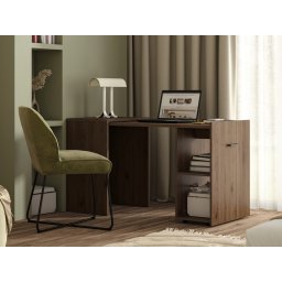 Uitschuifbaar bureau SMOLTY walnoot