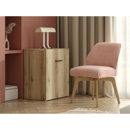 Uitschuifbaar bureau SMOLTY natuurlijke eik