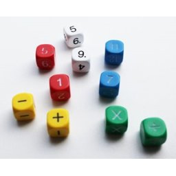 Reken Dobbelstenen Set (10 stuks)