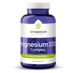 Vitakruid Magnesium 200 complex 180 tabletten