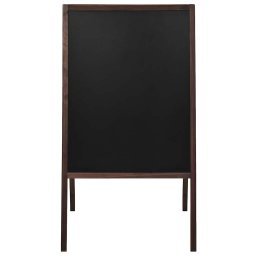 vidaXL Krijtbord dubbelzijdig vrijstaand 60x80 cm cederhout