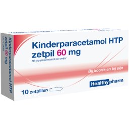 Healthypharm Kinderparacetamol Zetpil 60mg