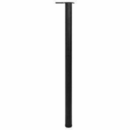 vidaXL Tafelpoten in hoogte verstelbaar zwart 1100 mm 4 st