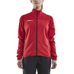 Craft Rush Wind Jacket Dames - XS - sportjas - rood - Vrouwen