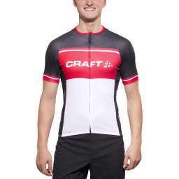 Craft Classic Logo Jersey korte mouwen wit Maat S
